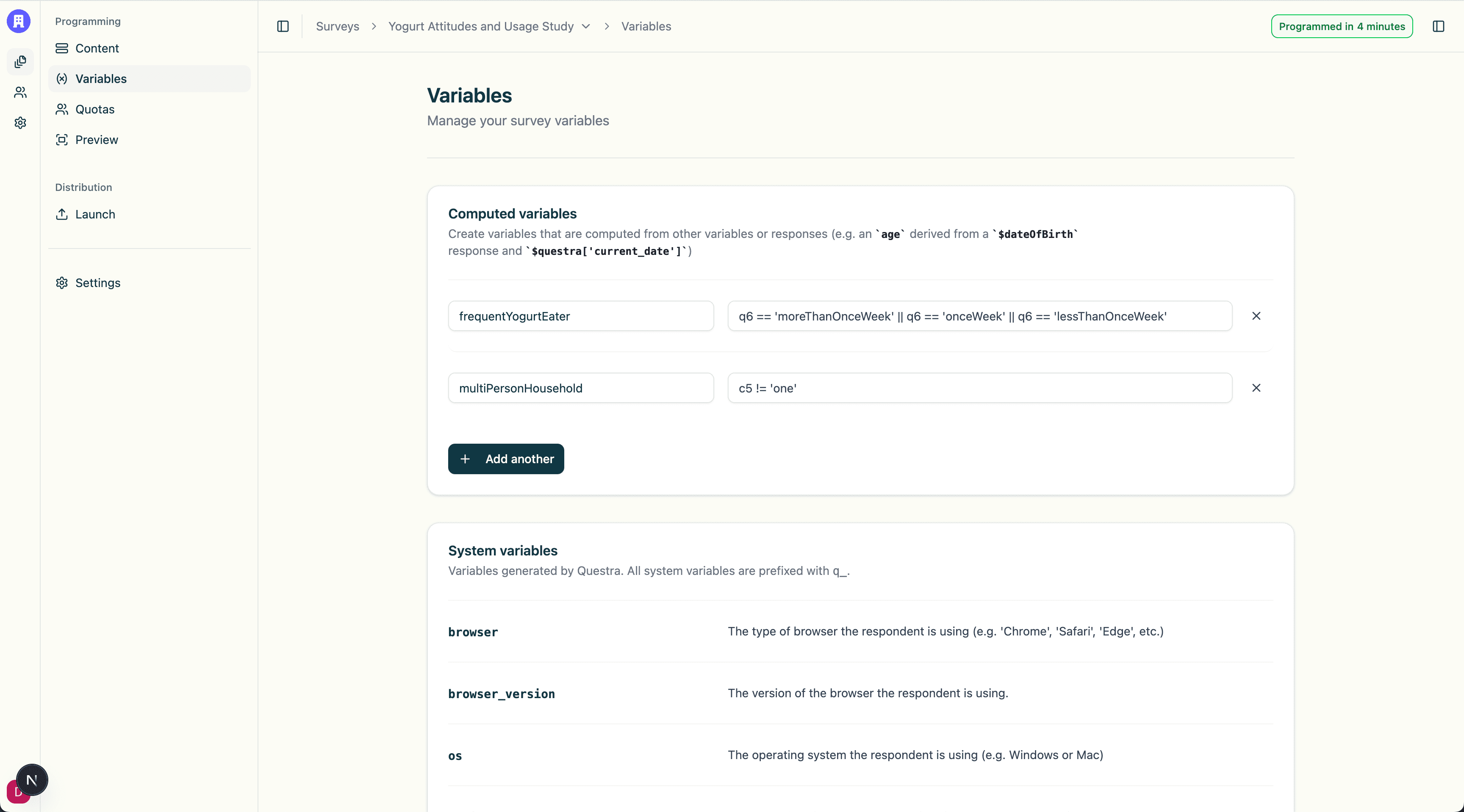 Hidden & Tracking Variables